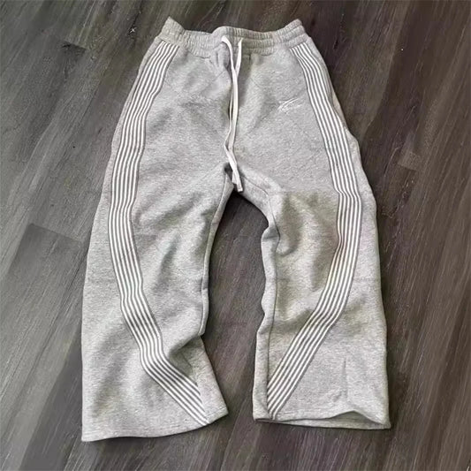 Gray Casual Pants