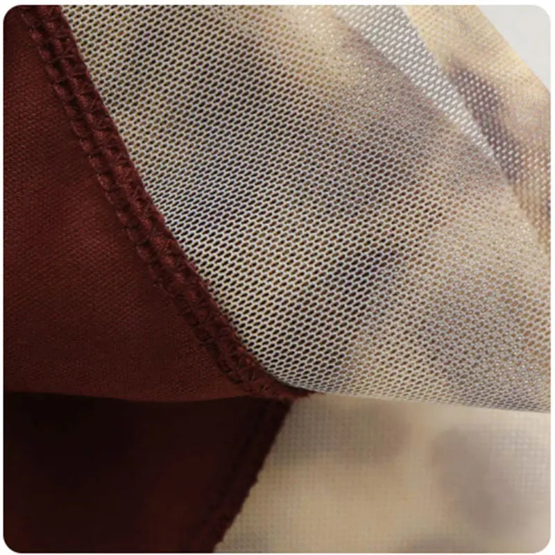 Women Leopard Tulle Midi Skirt Long Skirts