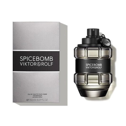 Viktor&Rolf Spicebomb Eau De Toilette Amaderado Y Picante Colonia Para Hombre Con Notas De Cítricos Y Tabaco