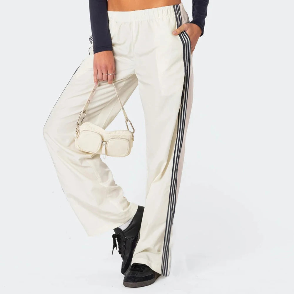 Striped Track Pants for Women