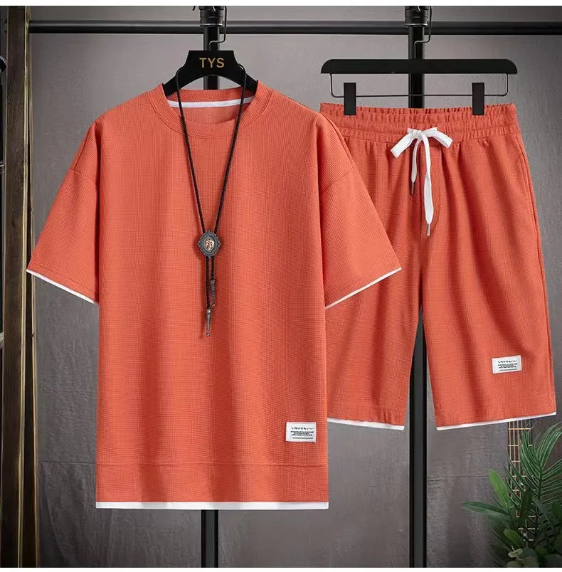 Men's Summer Suit T-shirt + Shorts