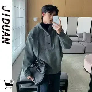 Pullover Sweater Jacket Men's