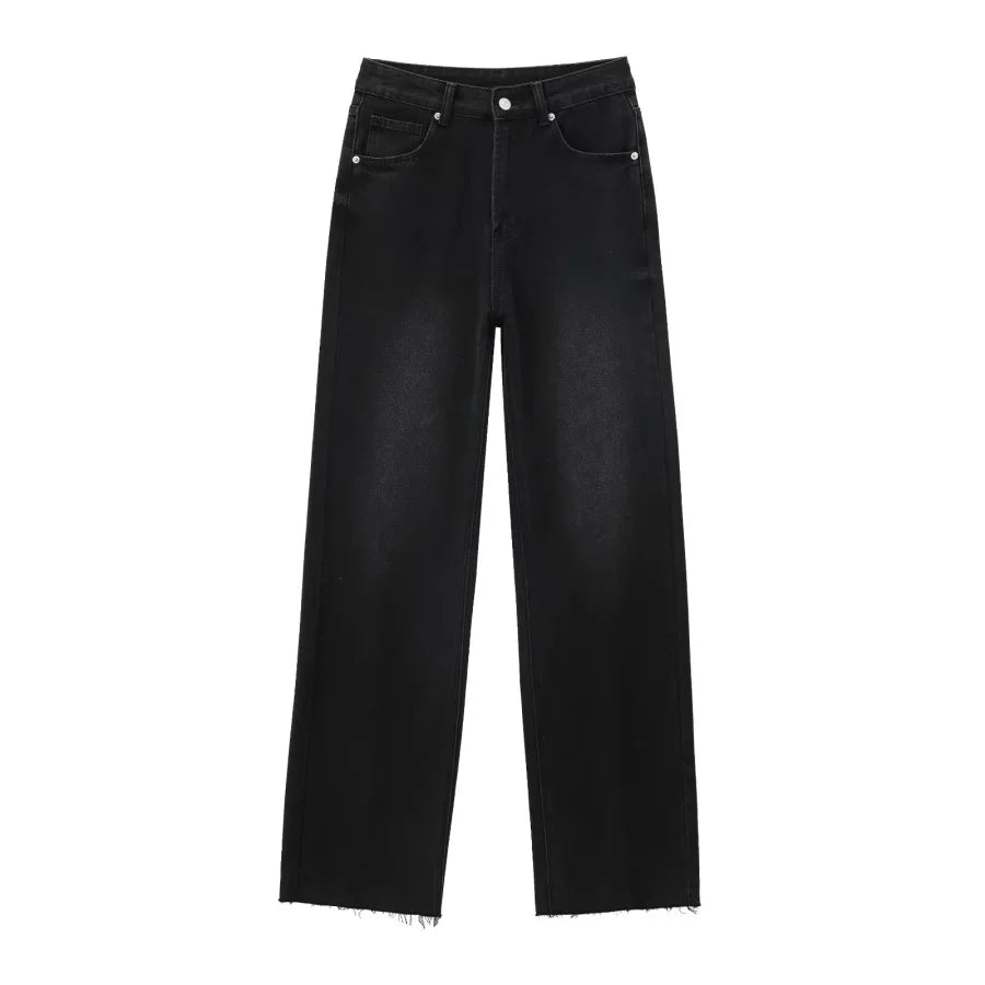ETJ Wide-leg high-waisted jeans