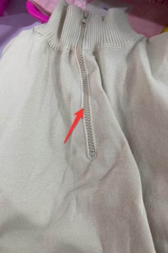 Men's Stand Collar Zipper Sweater Winter Fashion