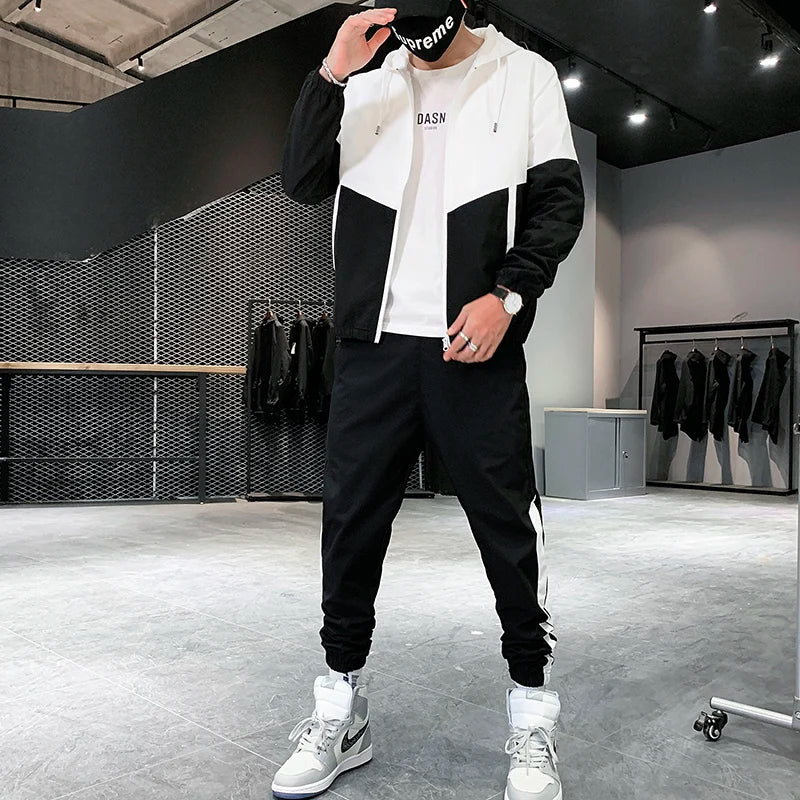 Tracksuit Joggers Hooded Jackets And Pants