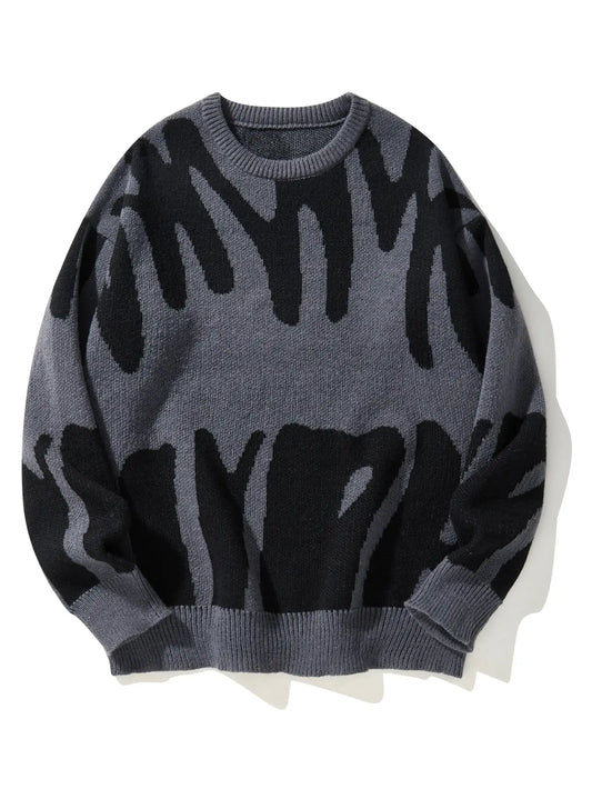 Jacquard Pullover Sweater