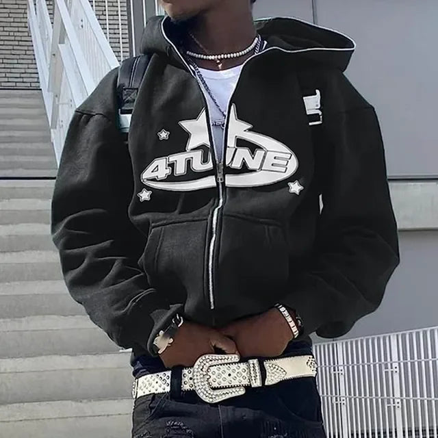 Zip Up Hoodies Cardigan Hooded