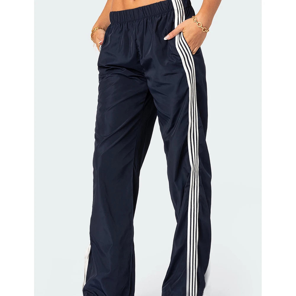 Striped Track Pants for Women