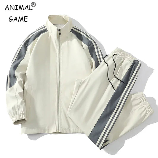Men's Tracksuits 2 Piece Long Sleeve Athletic Full Zip Sweatsuit
