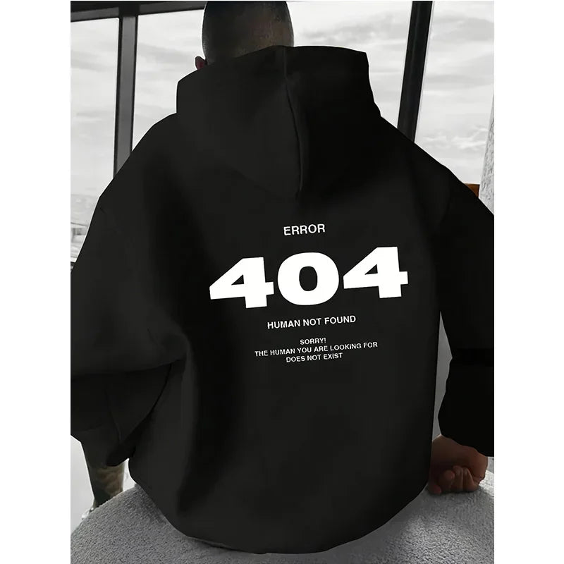 Men's Hoodies Black Sweatshirt