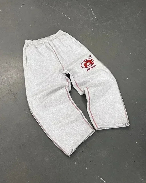 Patch Retro Y2K Pants Baggy Sweatpants