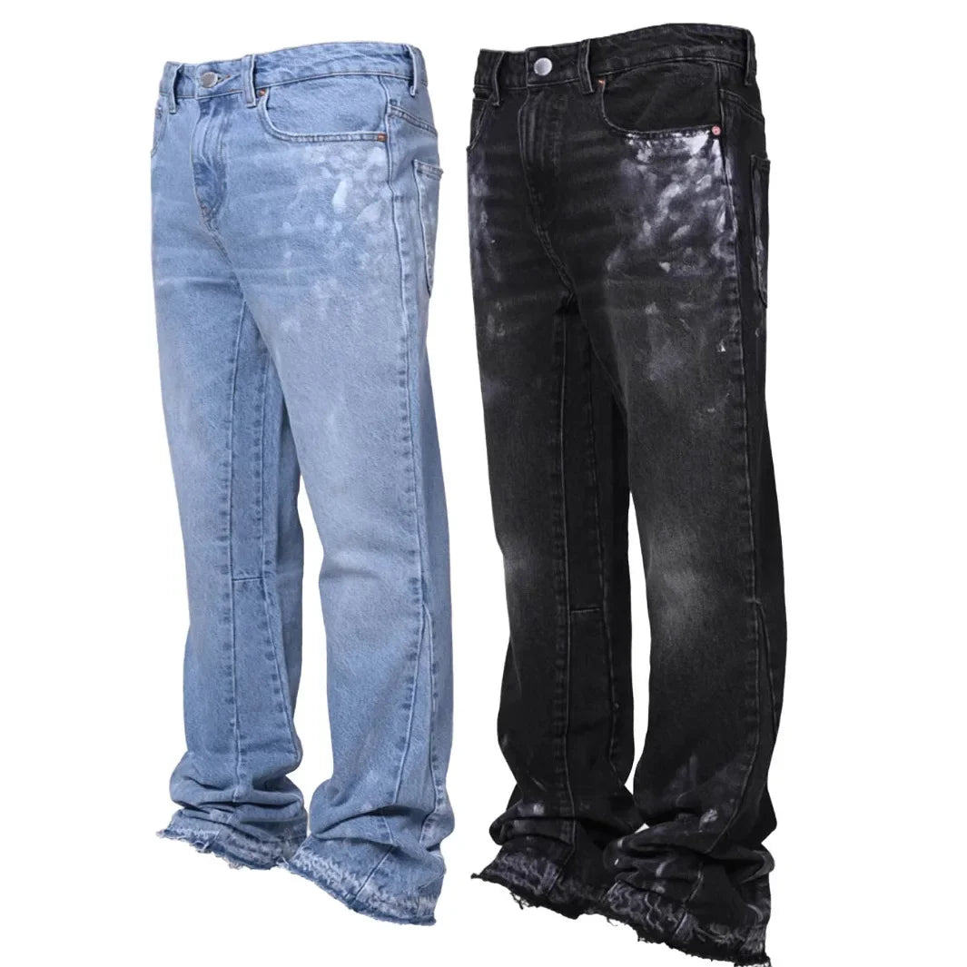 Flared Jeans Men Denim