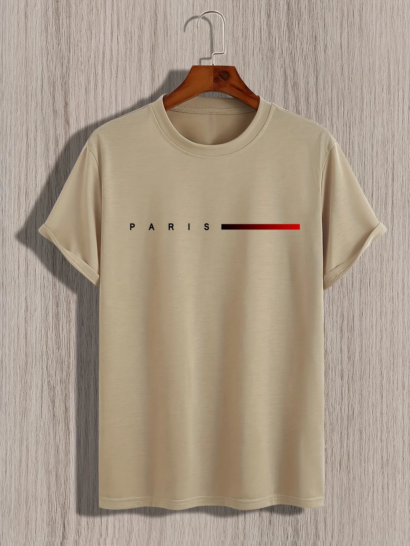 Men's  loose PARIS T Shirt