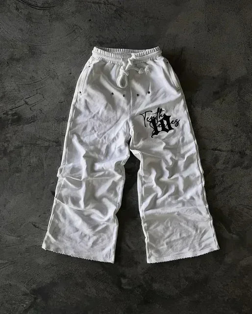 Patch Retro Y2K Pants Baggy Sweatpants