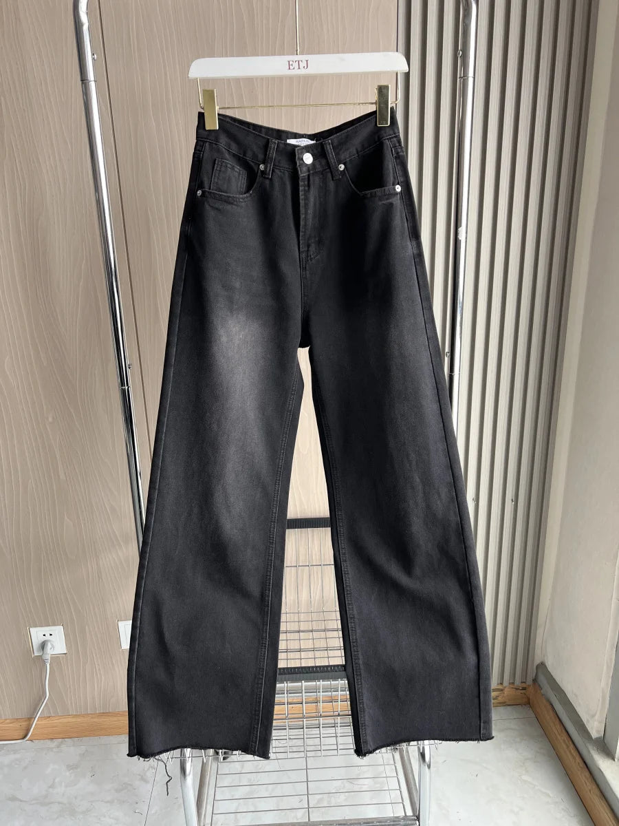 ETJ Wide-leg high-waisted jeans