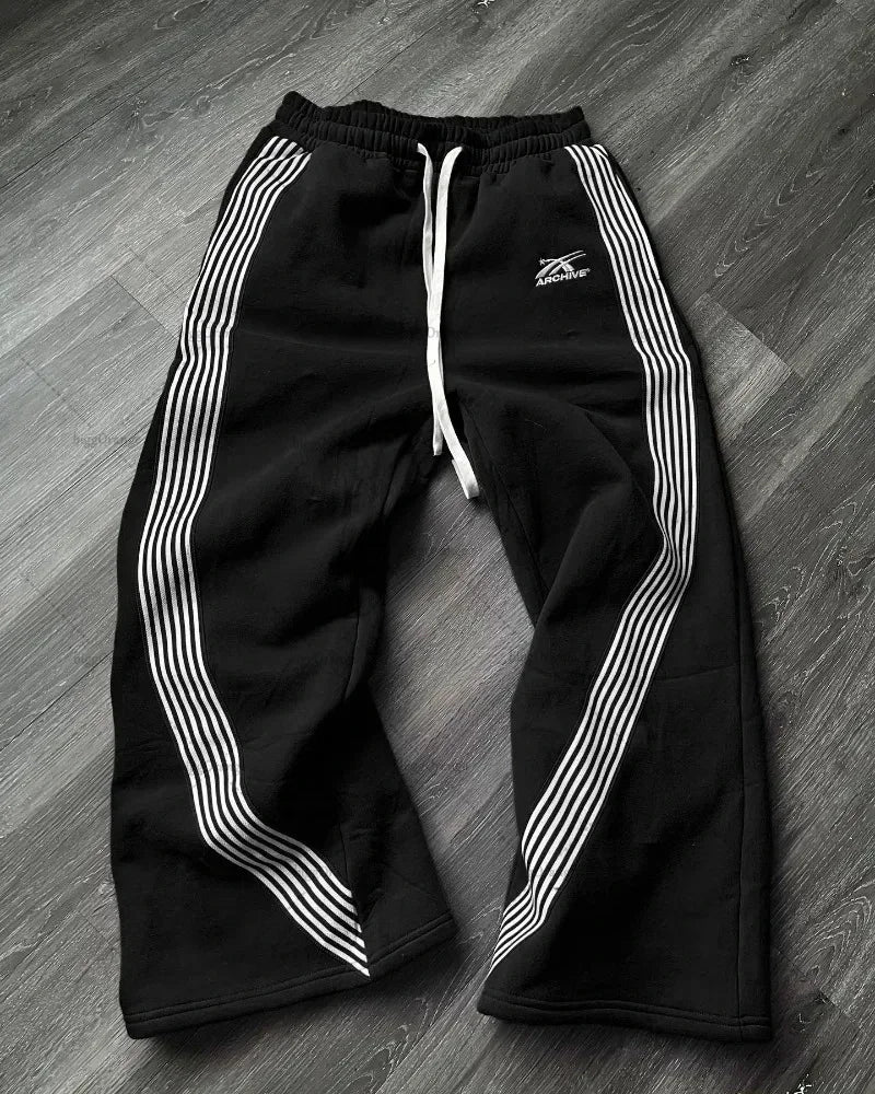 Patch Retro Y2K Pants Baggy Sweatpants