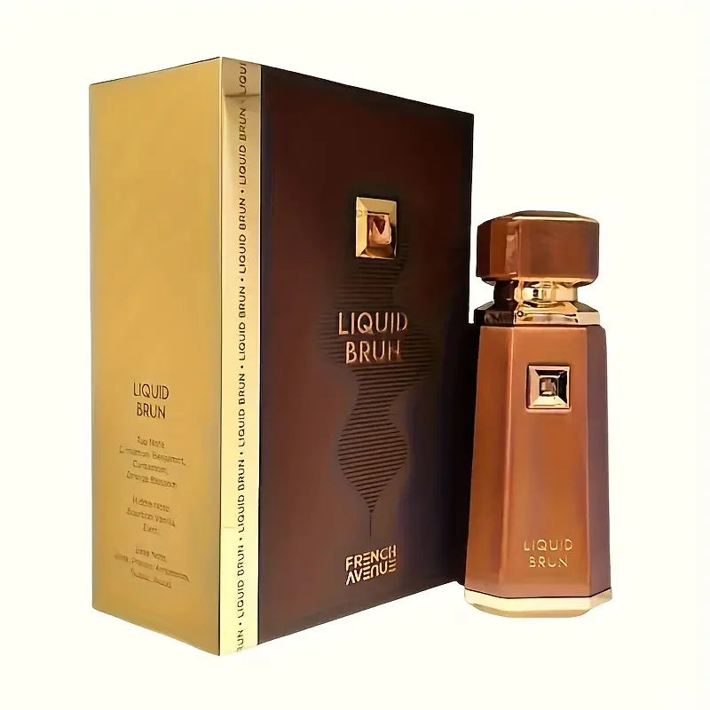 French Avenue Liquid Brun Eau de Parfum Spray 3.4 oz (100 ml) - 12-hour long-lasting Cologne, Eau de Cologne