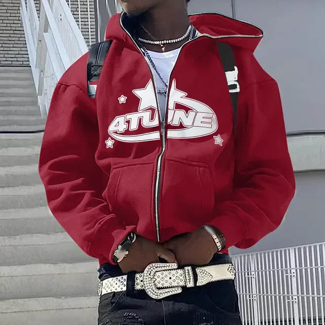 Zip Up Hoodies Cardigan Hooded