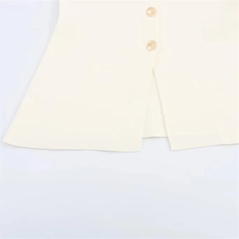 Women's Tailored Vest Elegant Coat