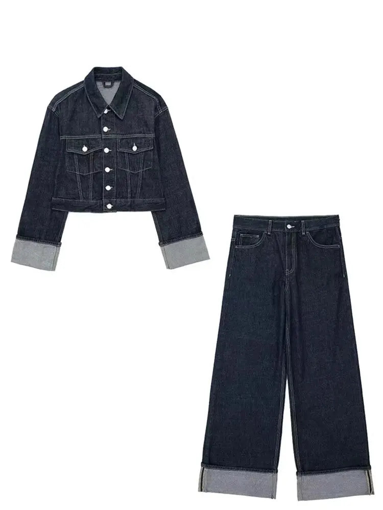HH Women Denim Jacket Pants