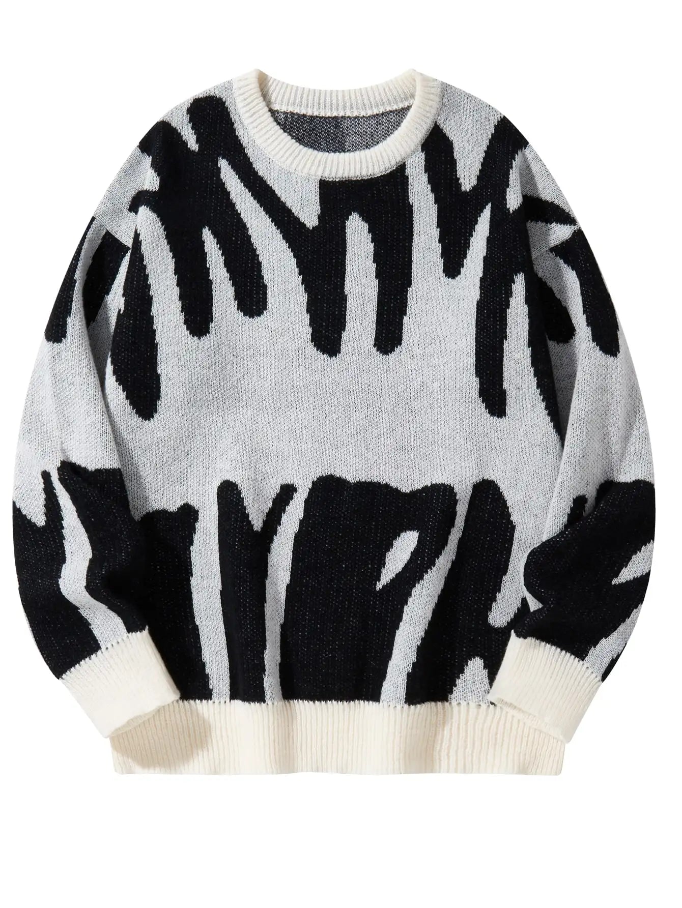 Jacquard Pullover Sweater