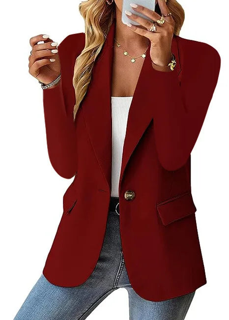 Women's Blazer Jacket Business Suit Coat Elegant