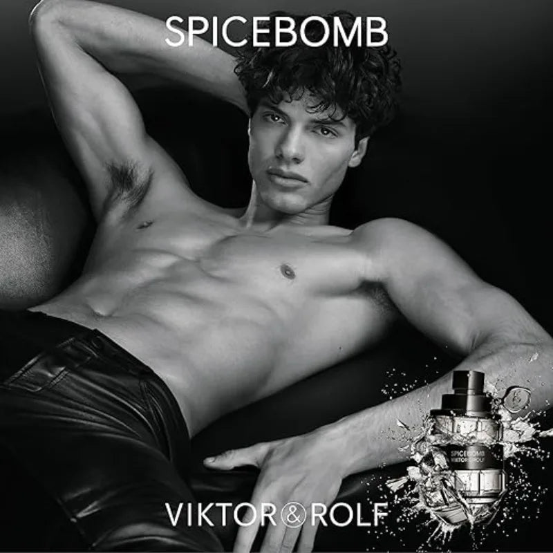 Viktor&Rolf Spicebomb Eau De Toilette Amaderado Y Picante Colonia Para Hombre Con Notas De Cítricos Y Tabaco
