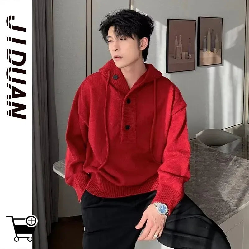 Men's Pullover Sweater Jacket