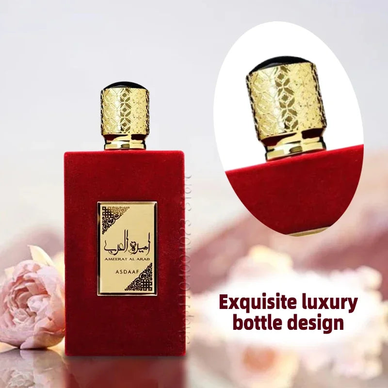100ml Lattafa Asdaaf Ameerat Al Arab Eau de Parfum | Authentic Arabian Fragrance | Longlasting, Attractive Scent for Women