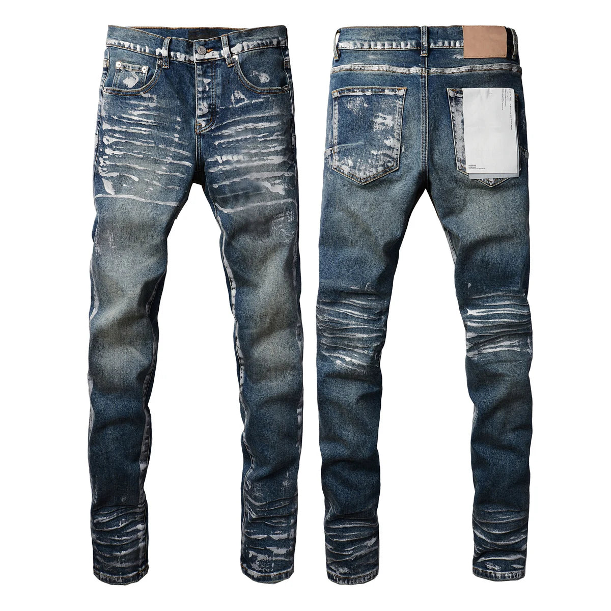 Jeans Low Rise Denim Trousers Fashion Repair Pants 9003