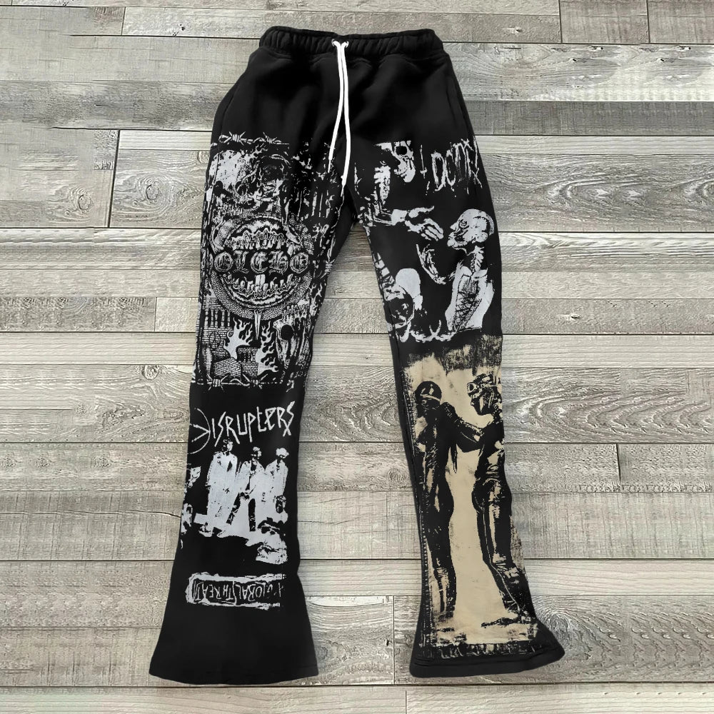 Y2k Flared Pants Jogger