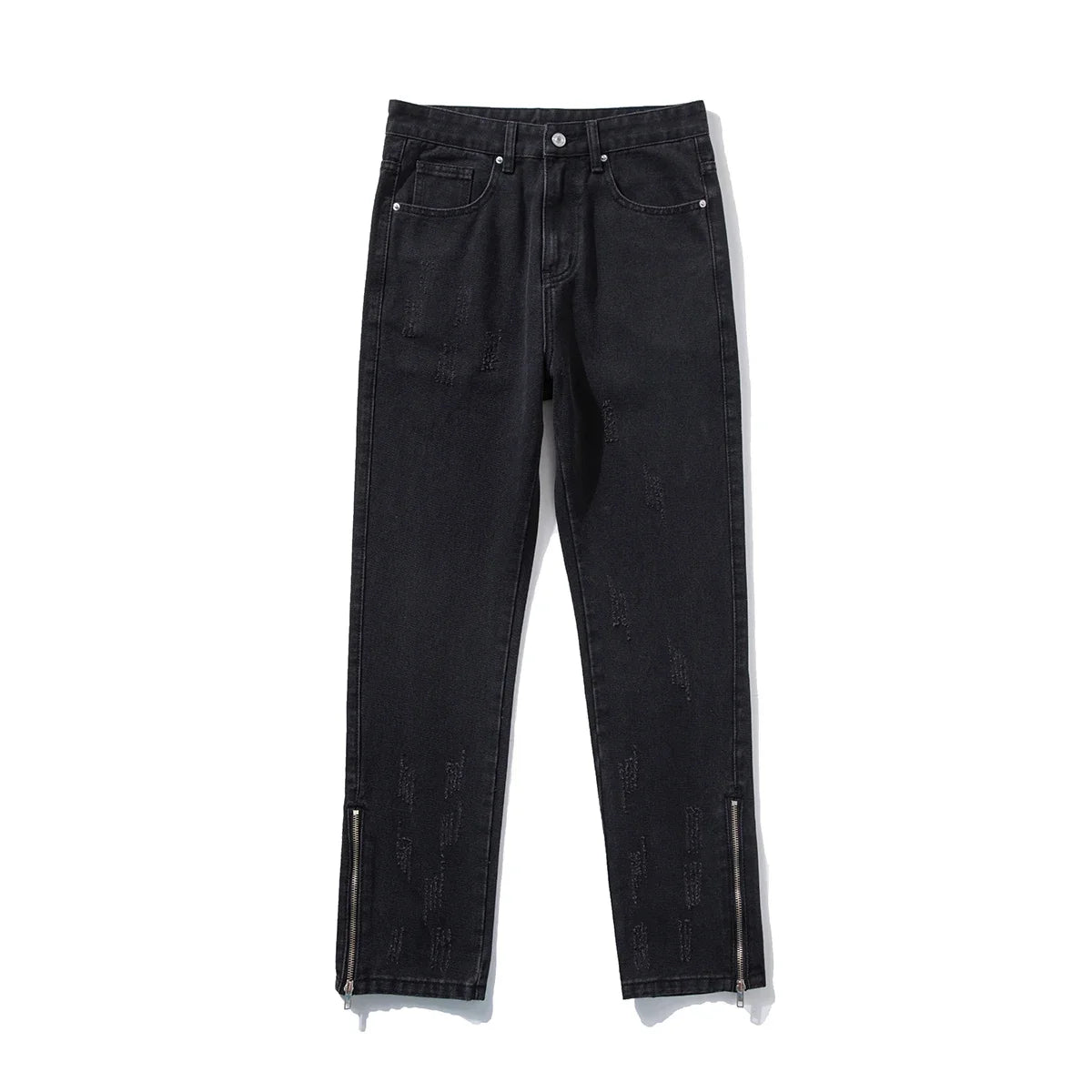 Trouser Straight-leg Denim Pants