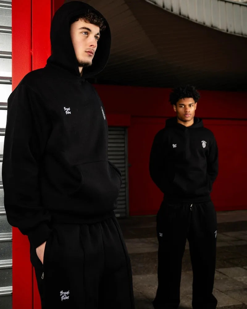 Tracksuit Hoodies Grey And Jogger 2pcs Set Men