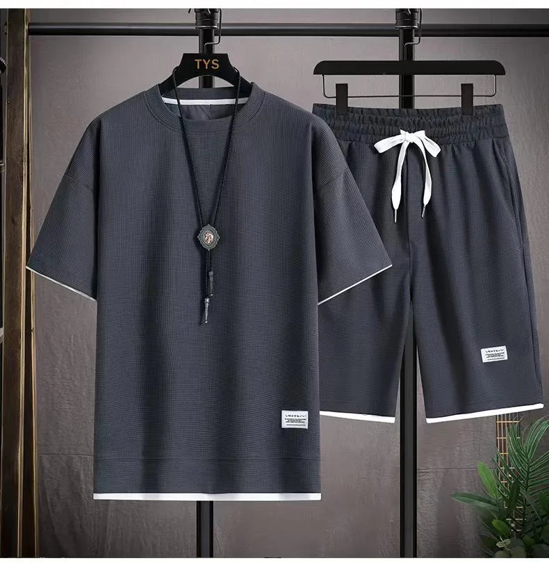 Men's Summer Suit T-shirt + Shorts