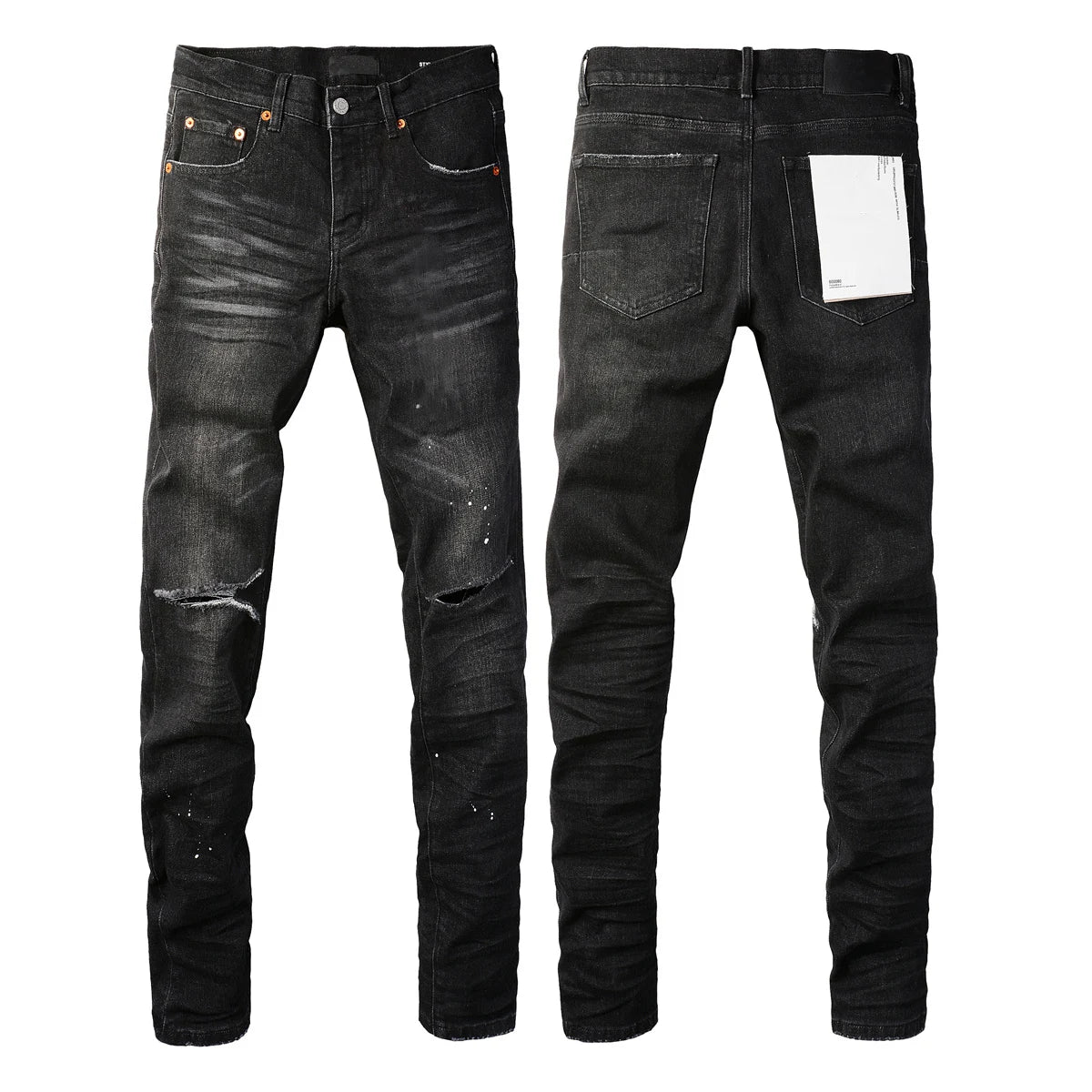 Jeans Low Rise Denim Trousers Fashion Repair Pants 9003