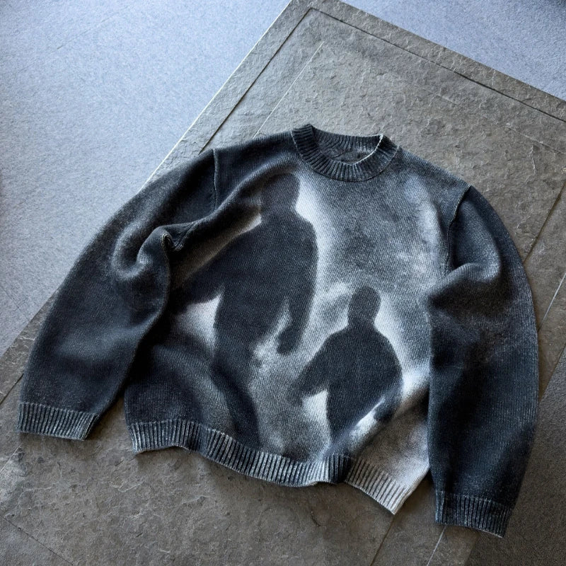 New pullover knit sweater Gothic retro