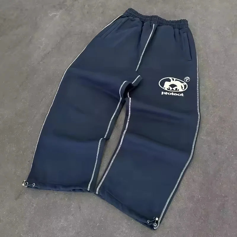 Tracksuit Hoodies Grey And Jogger 2pcs Set Men