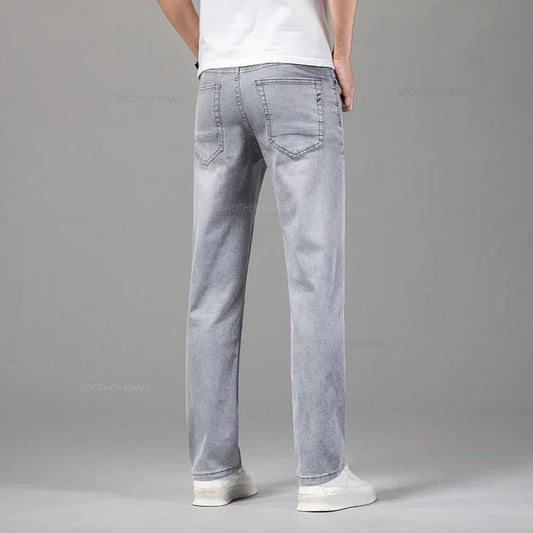 Thin Men's Elastic Jeans