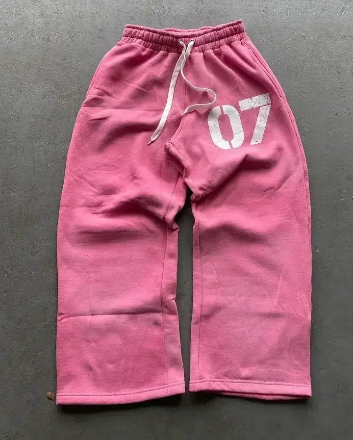 Tracksuit oversized sweatpants casual zipper hoodie