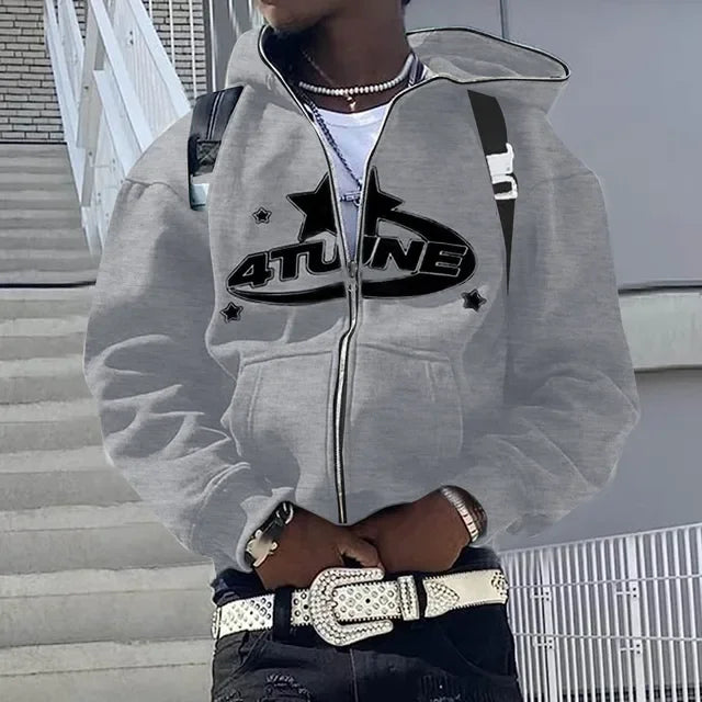 Zip Up Hoodies Cardigan Hooded