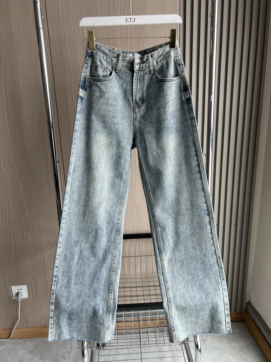 ETJ Wide-leg high-waisted jeans