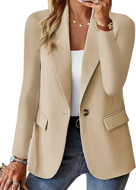 Women's Blazer Jacket Business Suit Coat Elegant