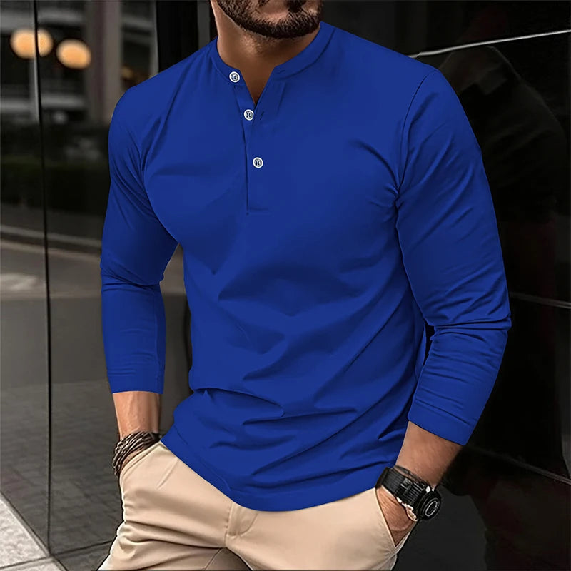 Long Sleeve Henry Polo