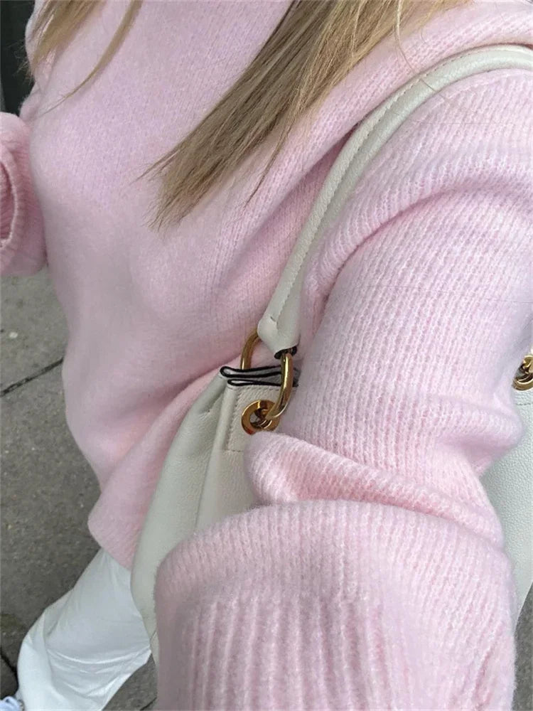 Tossy Pink Knitwear Sweater Elegant