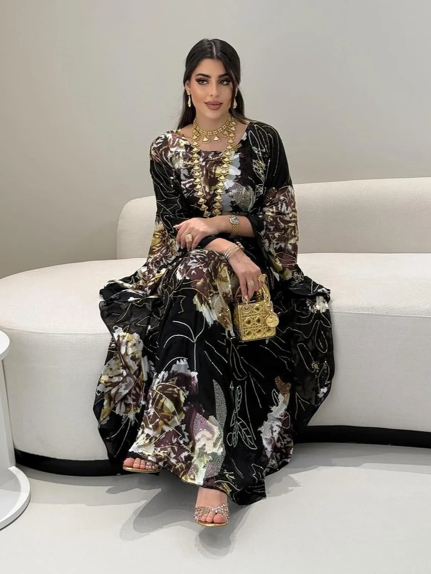 Muslim Dress for Women Abaya Morocco Kaftan