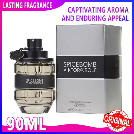 90ml Bold Men’s Passion Bomm-Perfume 90ml Spicy Woody Fragrance Spray with Green Black Variants for Long-Lasting