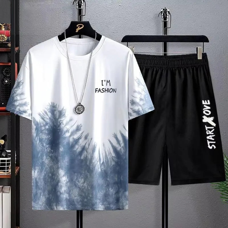 T-shirt + shorts basketball set