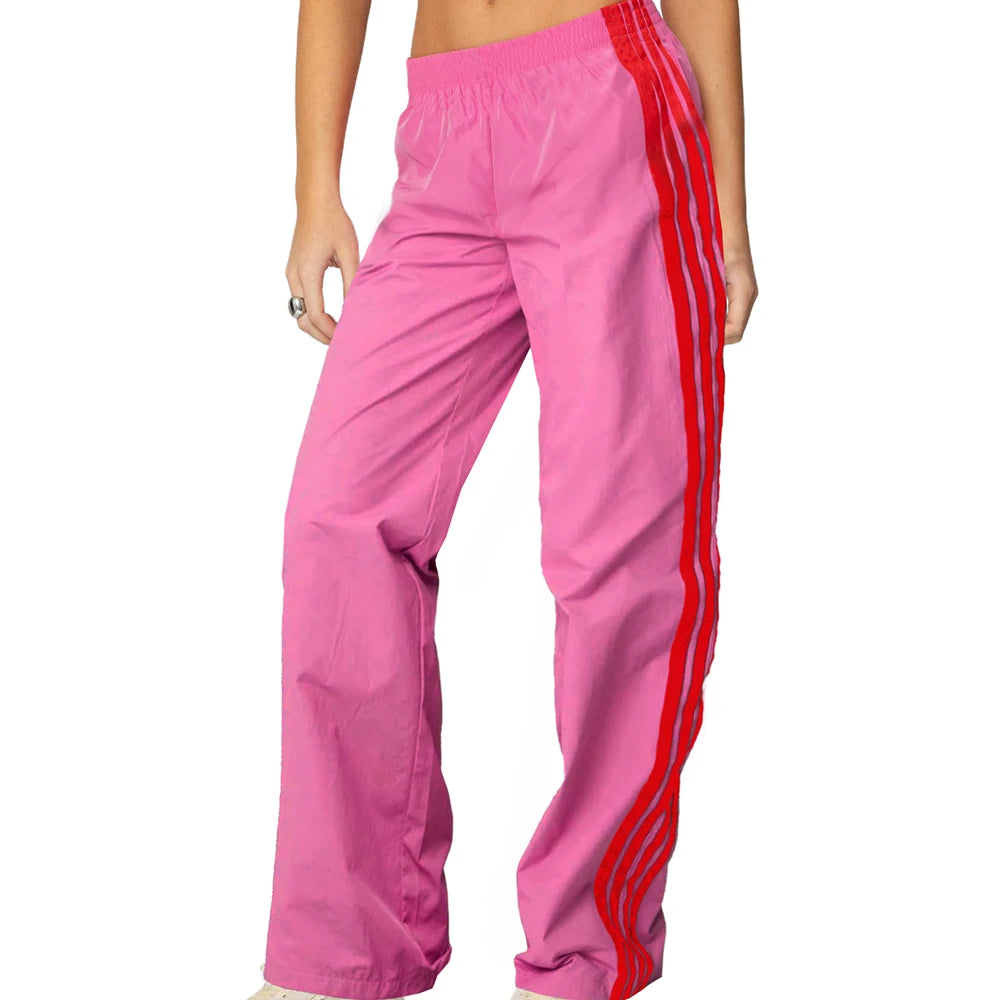 Striped Track Pants for Women