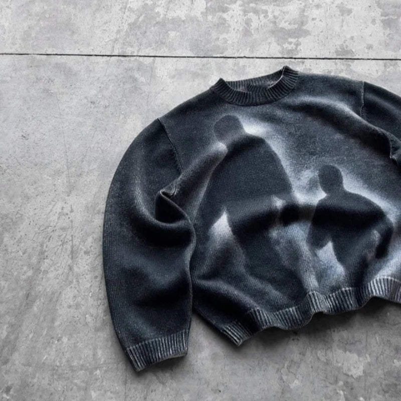 New pullover knit sweater Gothic retro