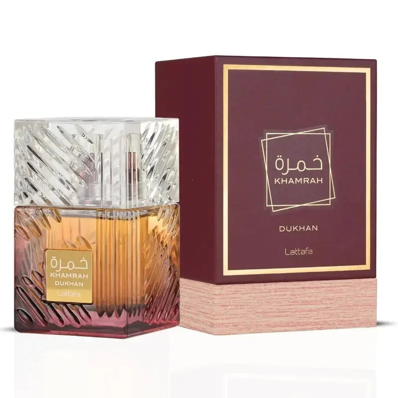 Lattafa Khamrah - Vanilla, Warm Spicy, Amber, Cinnamon - Eau de Parfum Long-Lasting Fragrance for Unisex, 100 ml